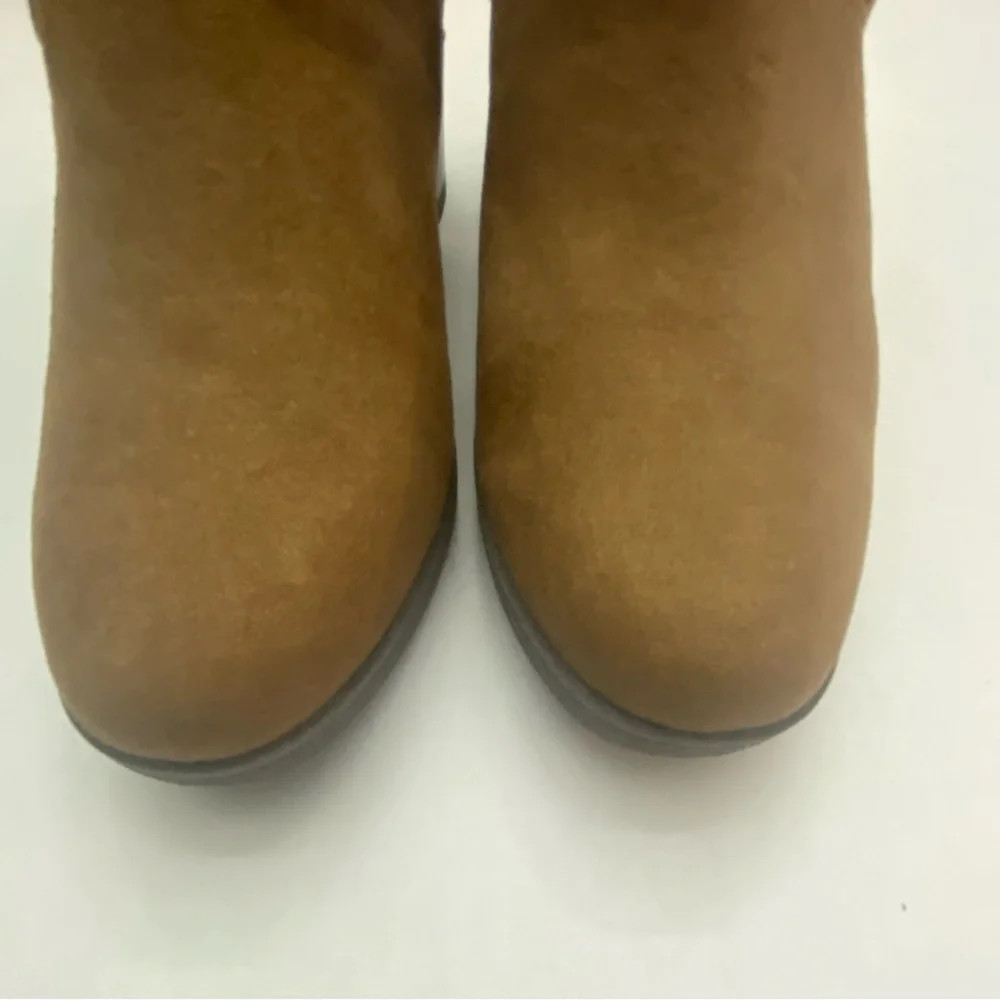 Michael Kors Cowgirl Boots Fawn Desert Color Caramel Size 3 Little Girls - Picture 5 of 9